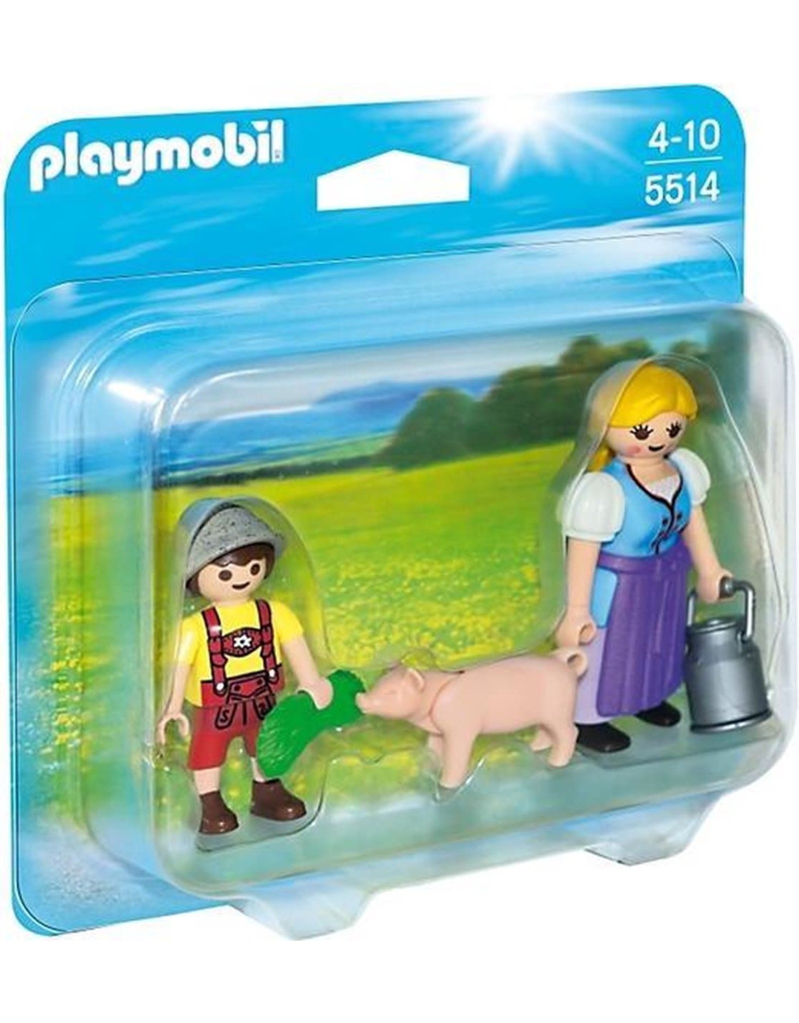 Playmobil Playmobil Duopack 5514 Boerin en Zoon