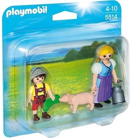 Playmobil Playmobil Duopack 5514 Boerin en Zoon