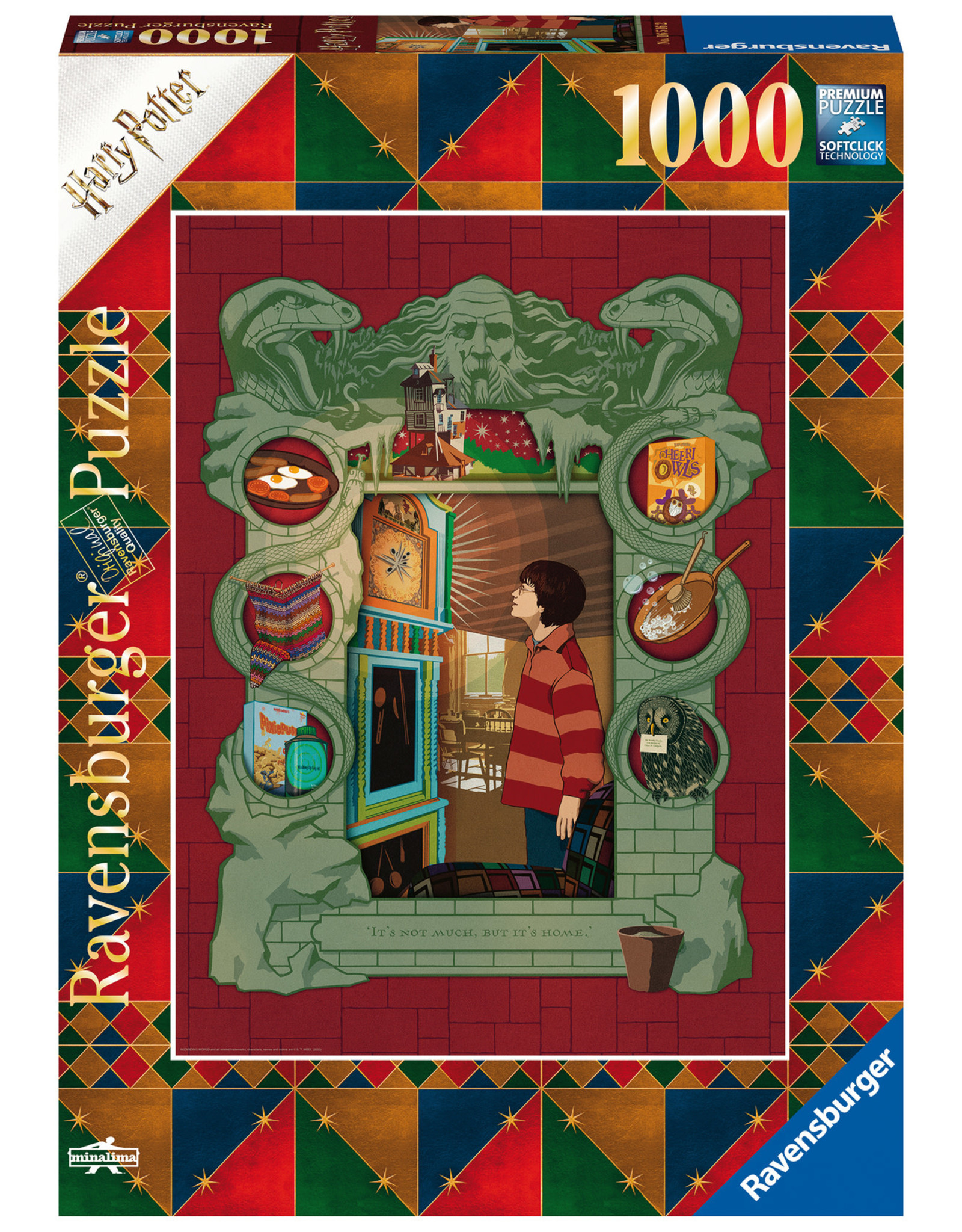 Ravensburger Ravensburger puzzel 165162 Harry Potter bei der Weasly Family 1000 stukjes