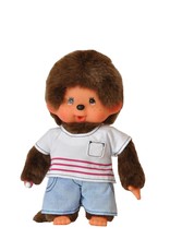 Monchhichi Monchhichi Jongen met Wit Shirt 20cm