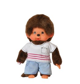 Monchhichi Monchhichi Jongen met Wit Shirt 20cm