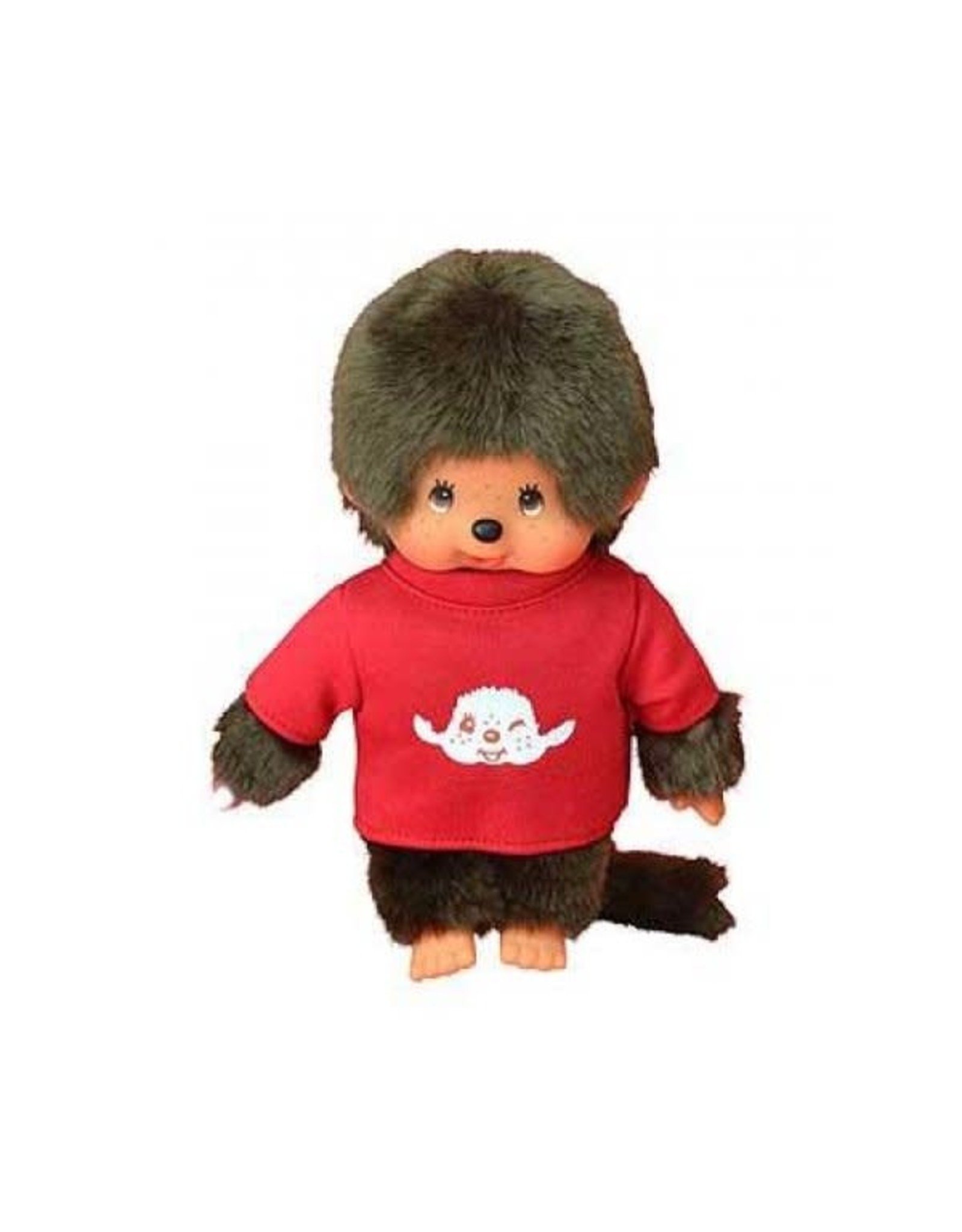 Monchhichi Monchhichi  Jongen met Rood T-Shirt 20 cm