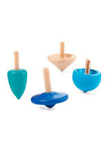 Plan Toys Plan Toys Spinning Tops - Mini Tollen in Blikje