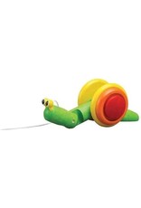 Plan Toys Plan Toys Pull-Along Snail - Houten Trekfiguur Slak