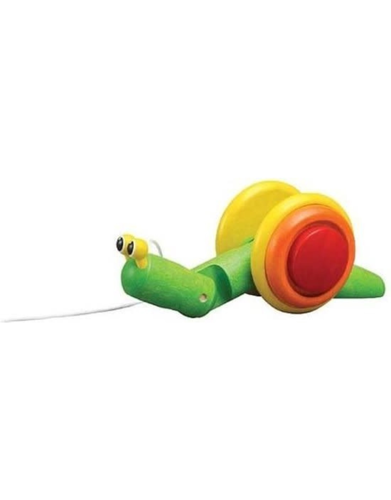 Plan Toys Plan Toys Pull-Along Snail - Houten Trekfiguur Slak