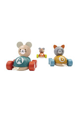 Plan Toys Plan Toys Houten Trekfiguur Dierentrein - Animal Train