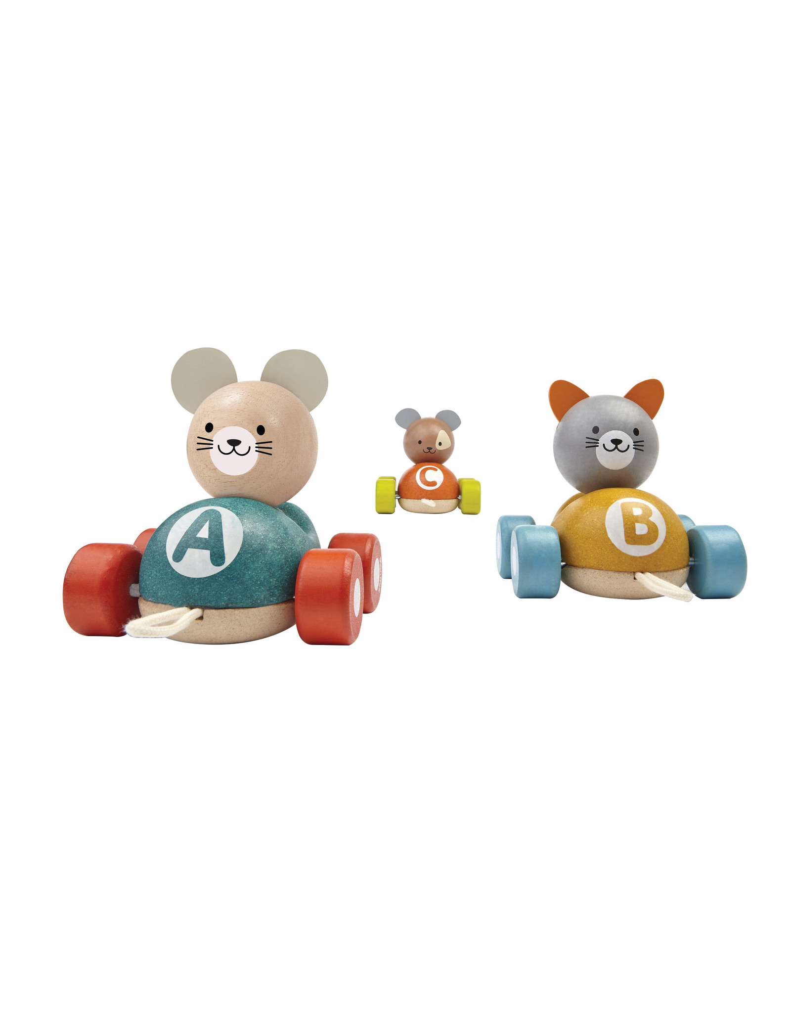 Plan Toys Plan Toys Houten Trekfiguur Dierentrein - Animal Train