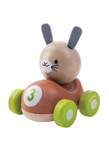 Plan Toys Plan Toys Houten Speelvoertuig Auto Konijn - Bunny Racer