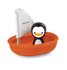 Plan Toys Plan Toys Sailing Boat Pinguin - Zeilboot Pinguin