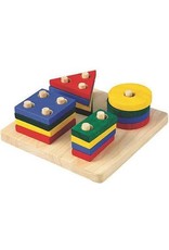 Plan Toys Plan Toys Meetkundige Sorteerplank - Geomatric Sorting Board