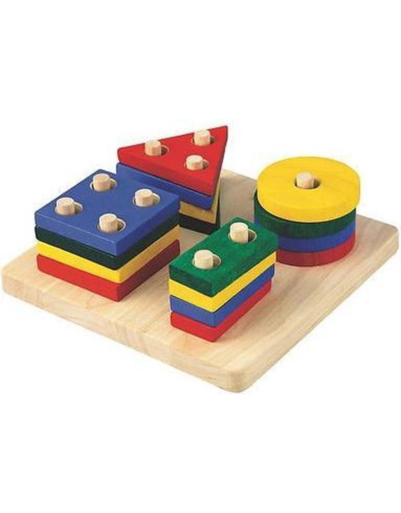 Plan Toys Plan Toys Meetkundige Sorteerplank - Geomatric Sorting Board