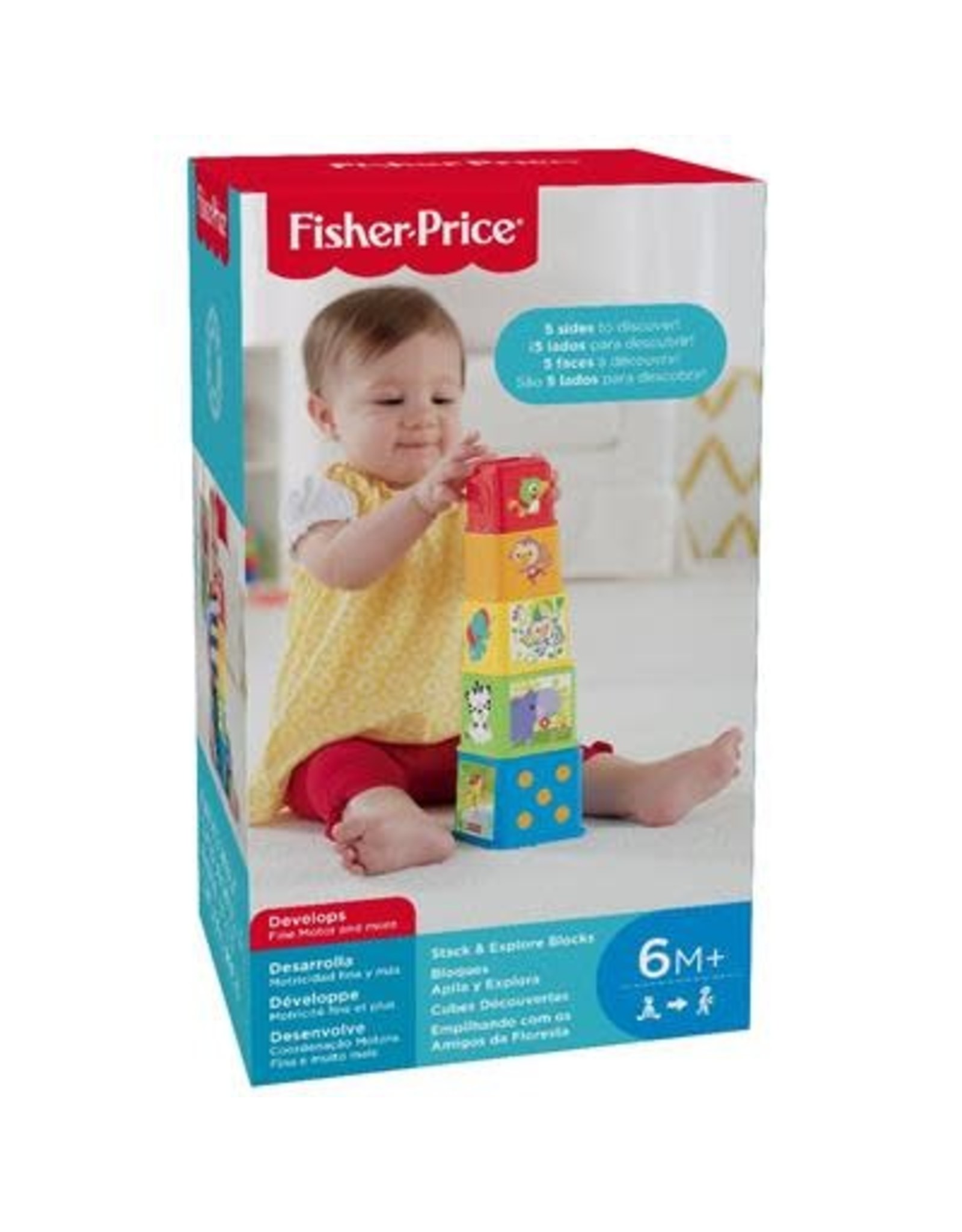 Contour houten Denk vooruit Fisher Price Ontdek Blokken - Marja's Shop