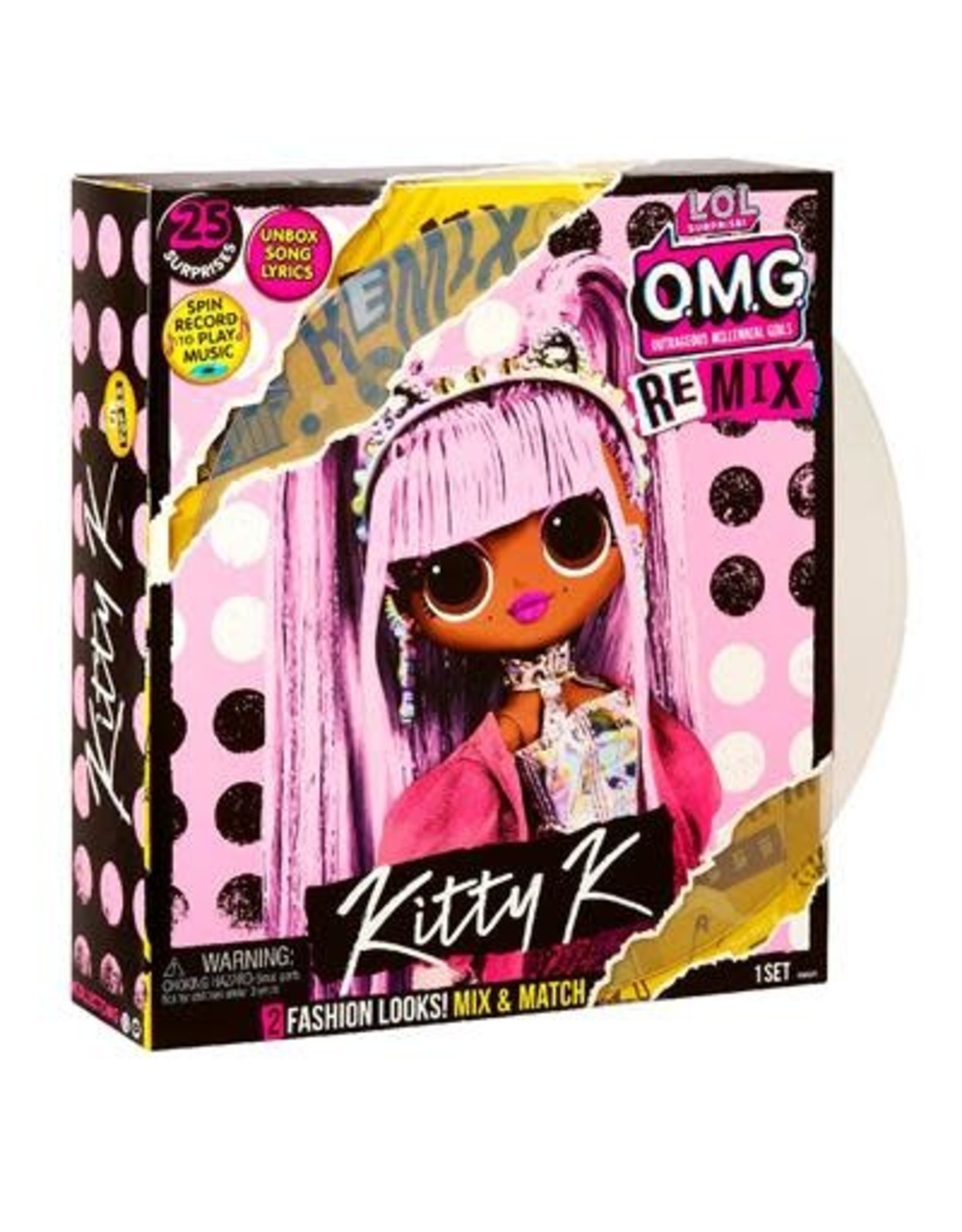 L.O.L.Surprise LOL Surprise Remix Doll Kitty K - Outrageous Millennial Girl