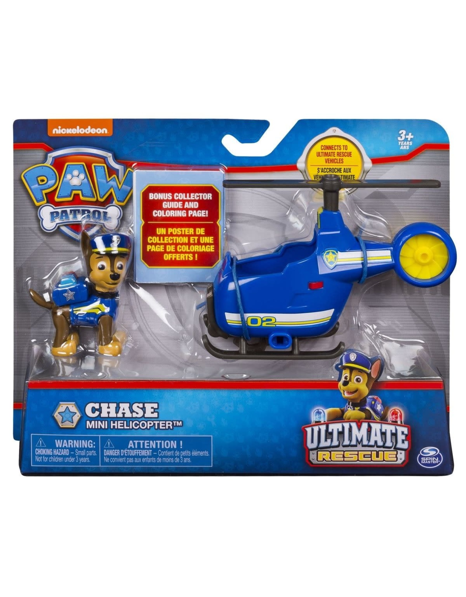 Spinmaster Paw Patrol Mini Vehicle Ultimate Rescue - Chase Mini Helocopter