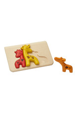 Plan Toys Plan Toys Giraffe Puzzle - Houten Puzzel Giraffen