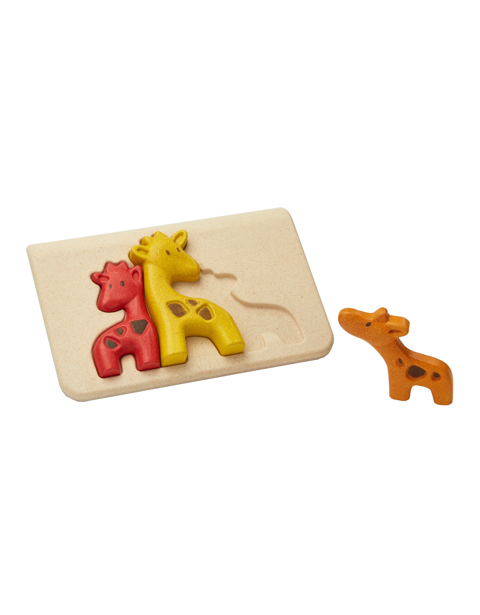 Plan Toys Plan Toys Giraffe Puzzle - Houten Puzzel Giraffen