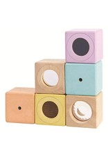 Plan Toys Plan Toys Sensory Blocks - Zintuig Blokken Pastel