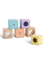 Plan Toys Plan Toys Sensory Blocks - Zintuig Blokken Pastel