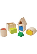 Plan Toys Plan Toys Geo Matching Blocks - Geo Vormen