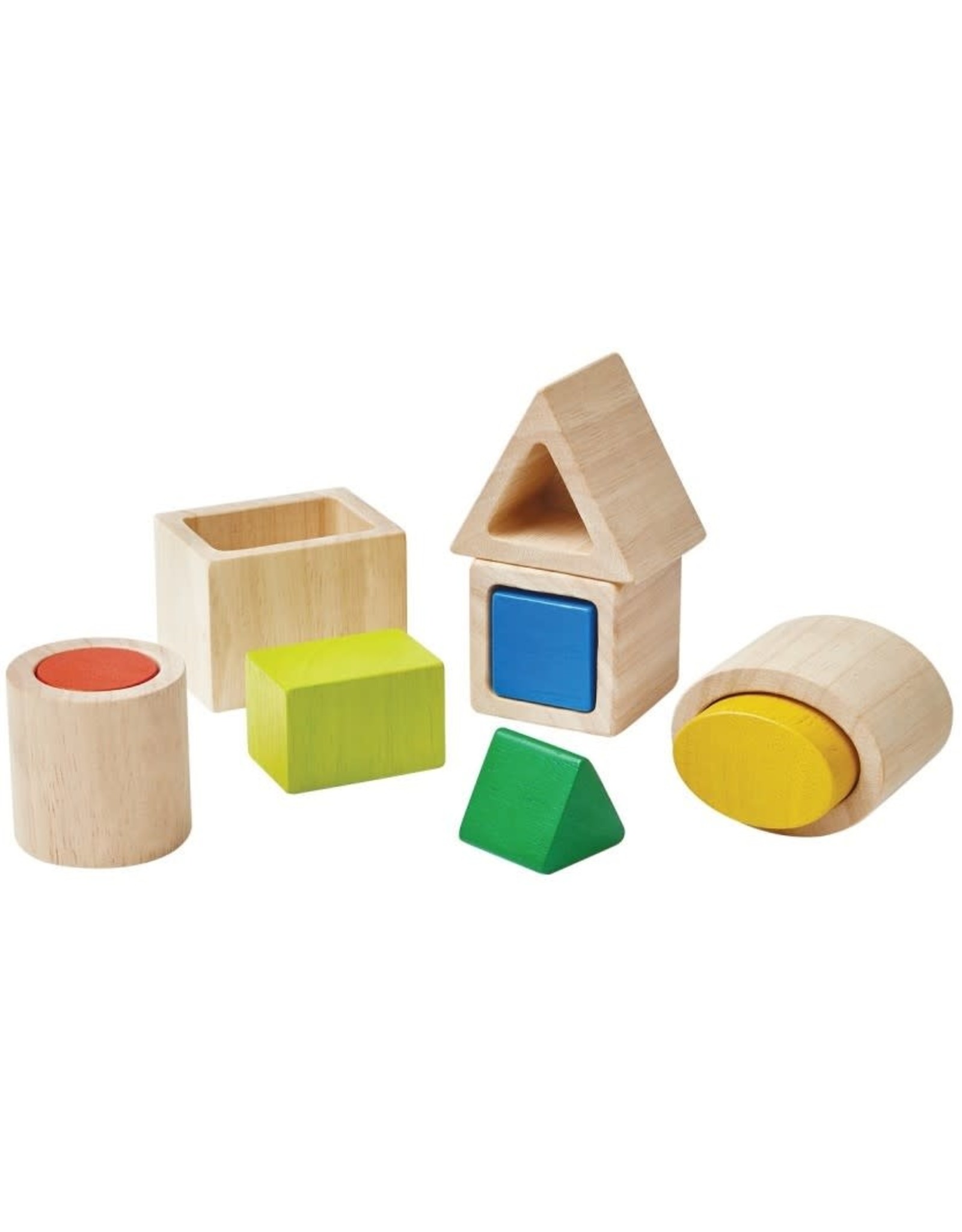 Plan Toys Plan Toys Geo Matching Blocks - Geo Vormen