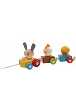 Plan Toys Plan Toys Animal Train Sorter - Trekfiguur Trein Dieren Plan Toys Plan Toys Animal Train Sorter - Trekfiguur Trein Dieren