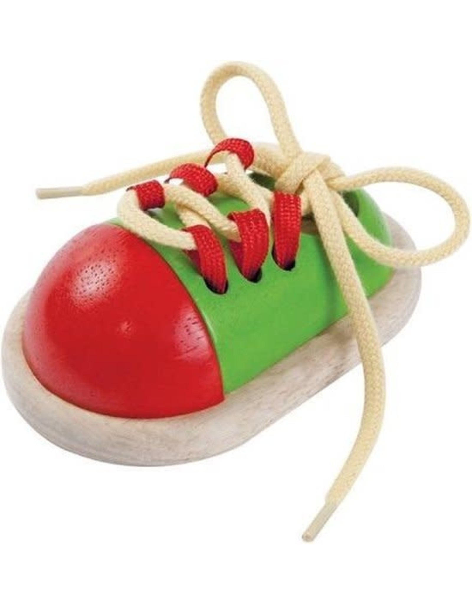 Plan Toys Plan Toys Tie-Up Shoe - Houten Veter Schoen