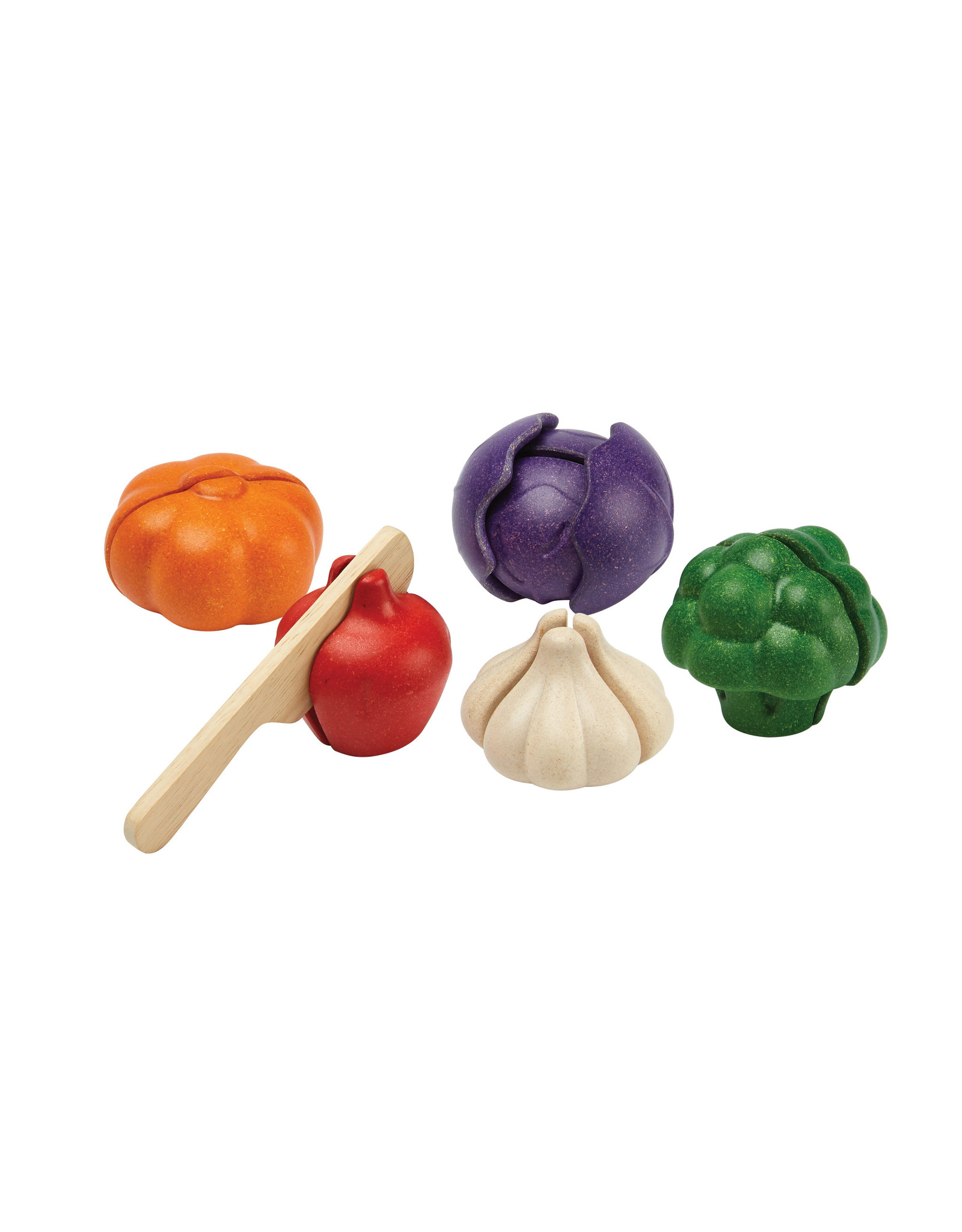 Plan Toys Plan Toys 5 Colors Veggie Set – Groenteset 5 Kleuren (6-delig)