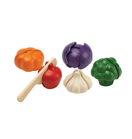 Plan Toys Plan Toys 5 Colors Veggie Set – Groenteset 5 Kleuren (6-delig)