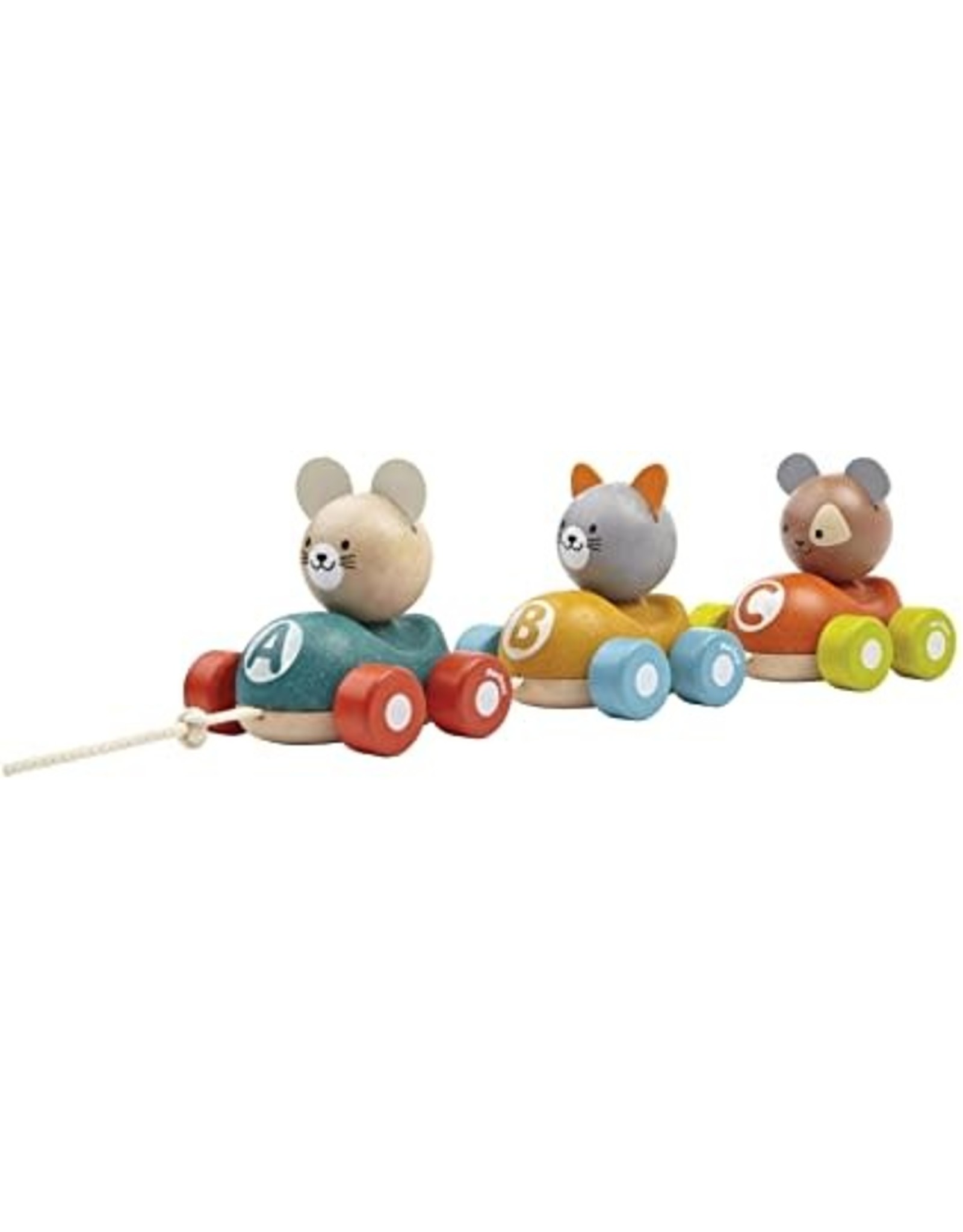Plan Toys Plan Toys Houten Trekfiguur Dierentrein - Animal Train