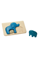 Plan Toys Plan Toys Elephant Puzzle - Houten Puzzel Olifanten