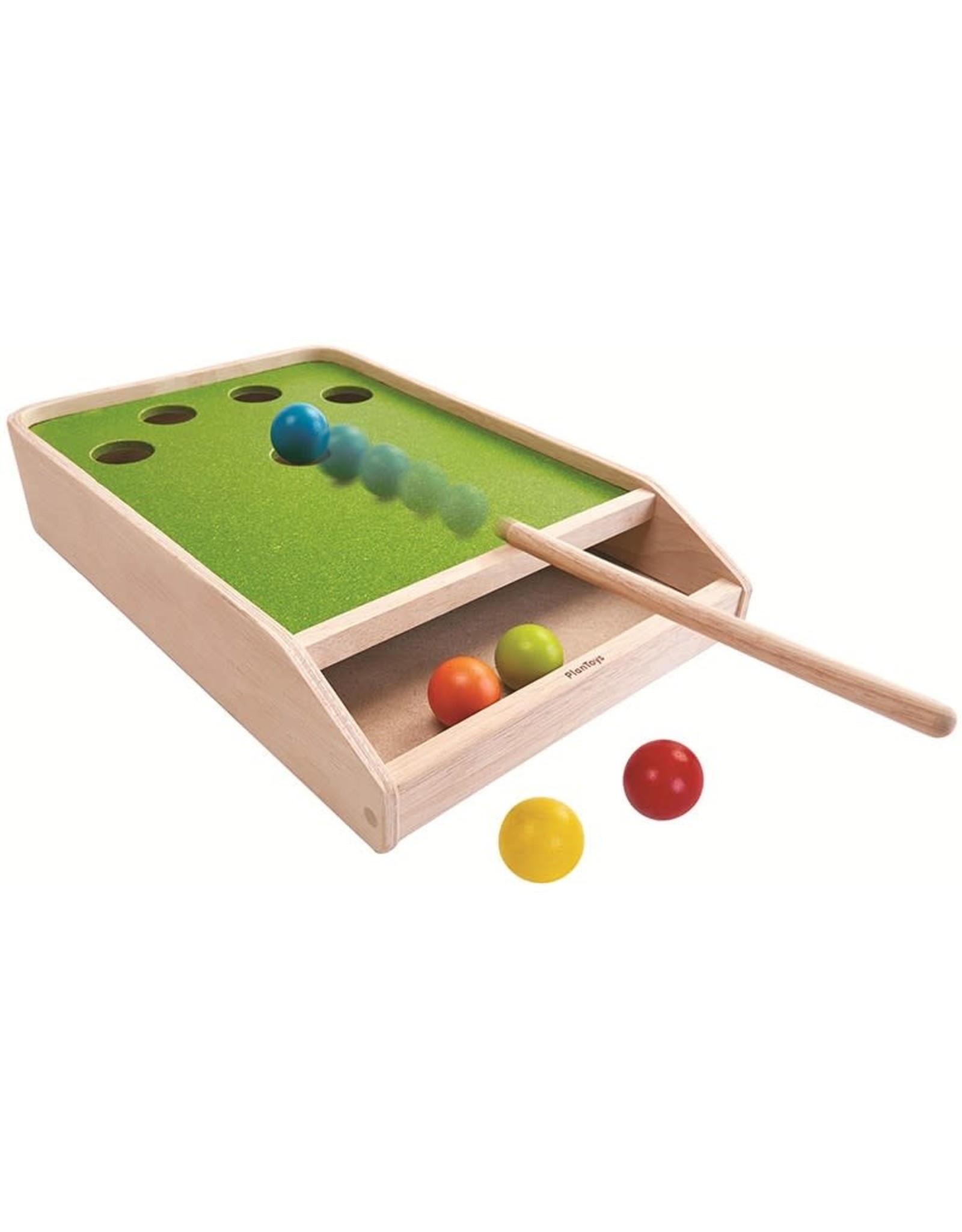 Plan Toys Plan Toys Ball Shoot Board Game - Houten Biljart Spel