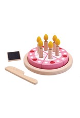 Plan Toys Plan Toys Birthday Cake Set - Houten Verjaardagstaart Speelset