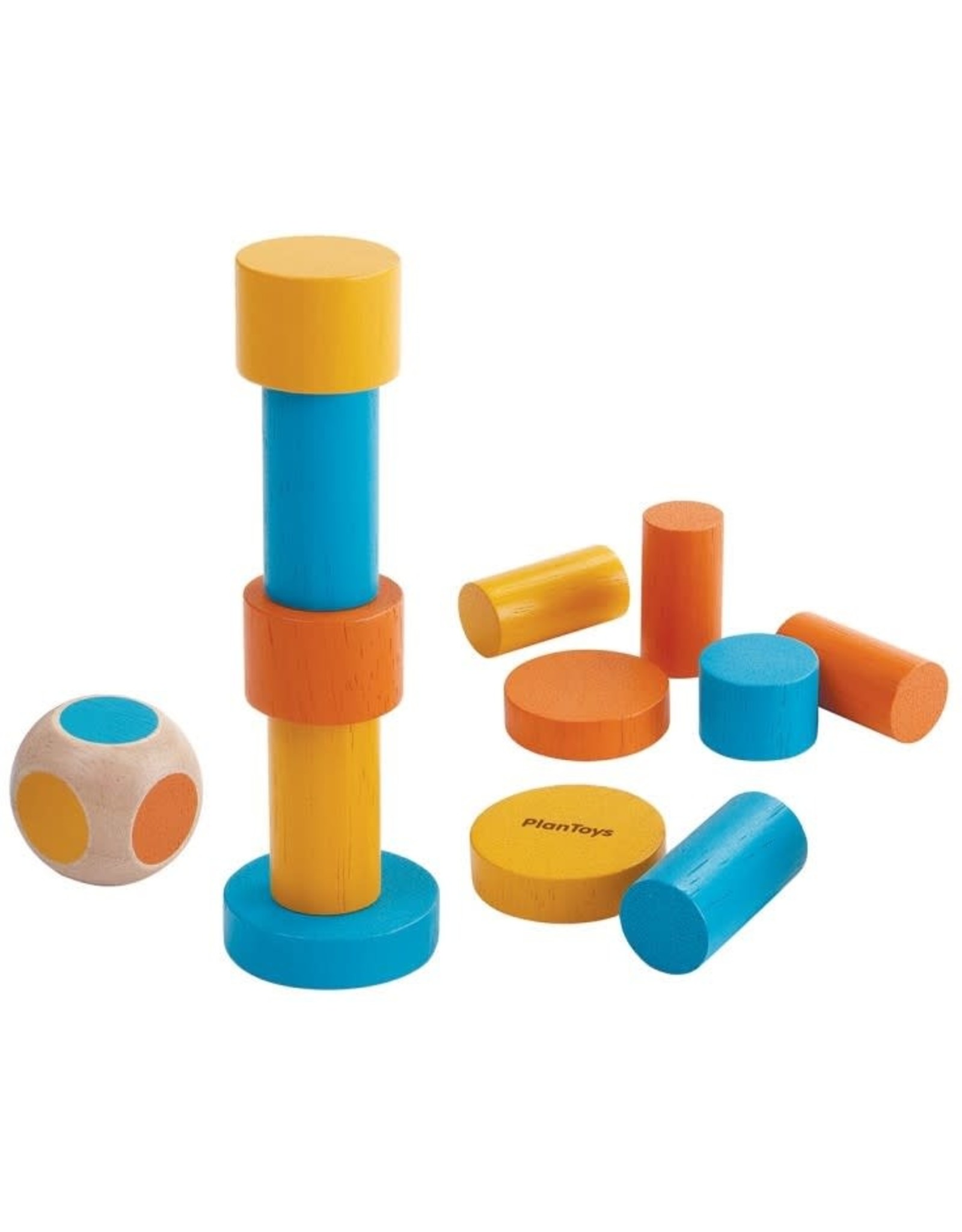 Plan Toys Plan Toys Stacking Game - Stapeltoren in Blikje Reisspel