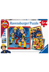 Ravensburger Ravensburger puzzel Brandweerman Sam: Onze Held Sam 3X49 stukjes