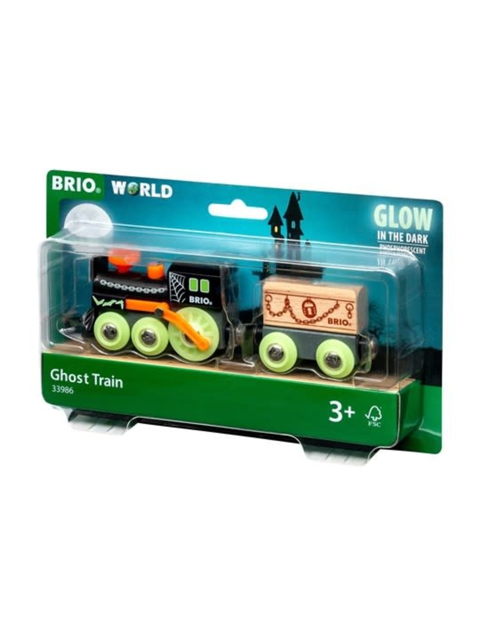 Brio Brio World 33986  Ghost Train - Trein Glow in the Dark