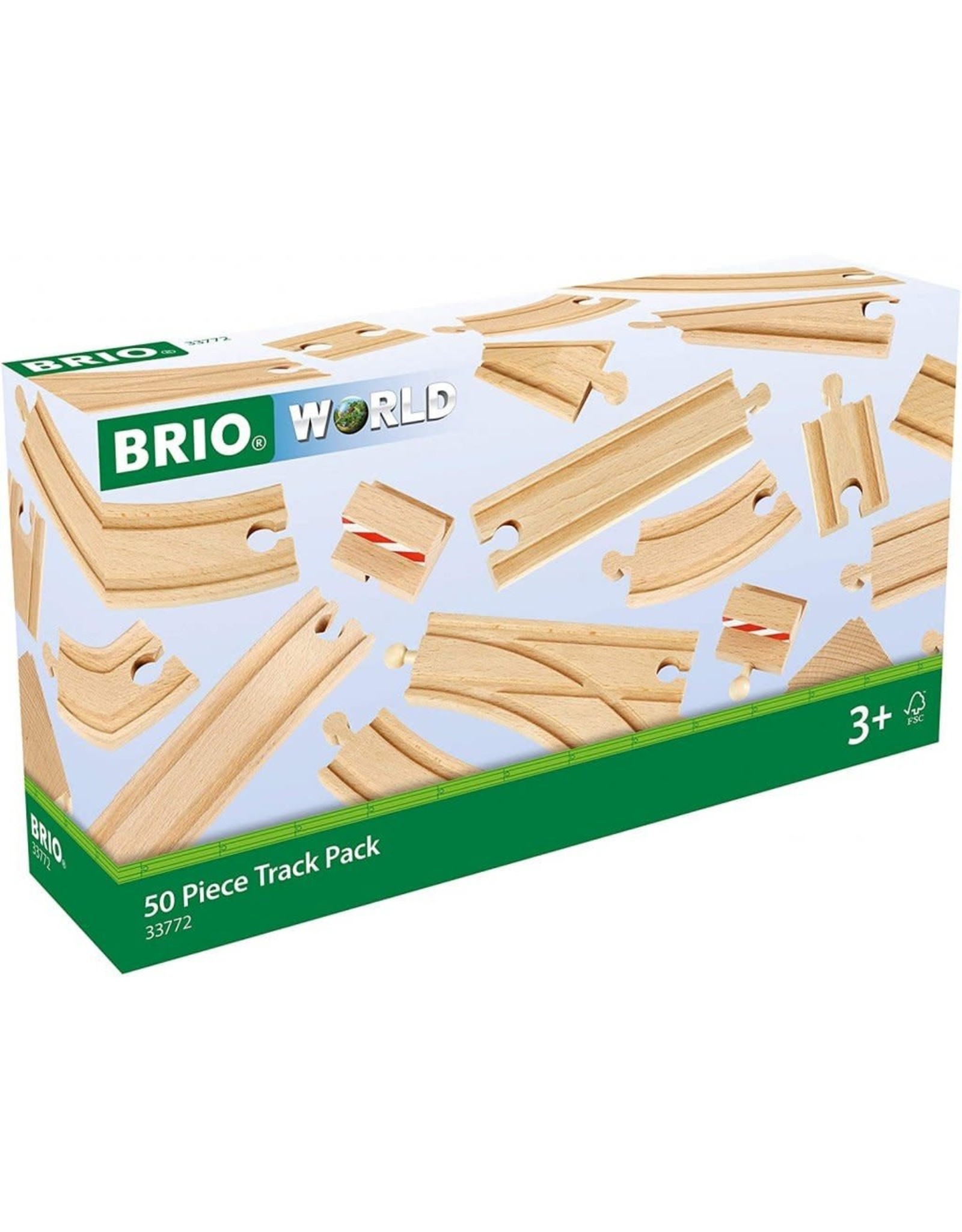 Brio Brio World 33772 Uitbreidingsset Rails - Special Track Pack  (50-delig)