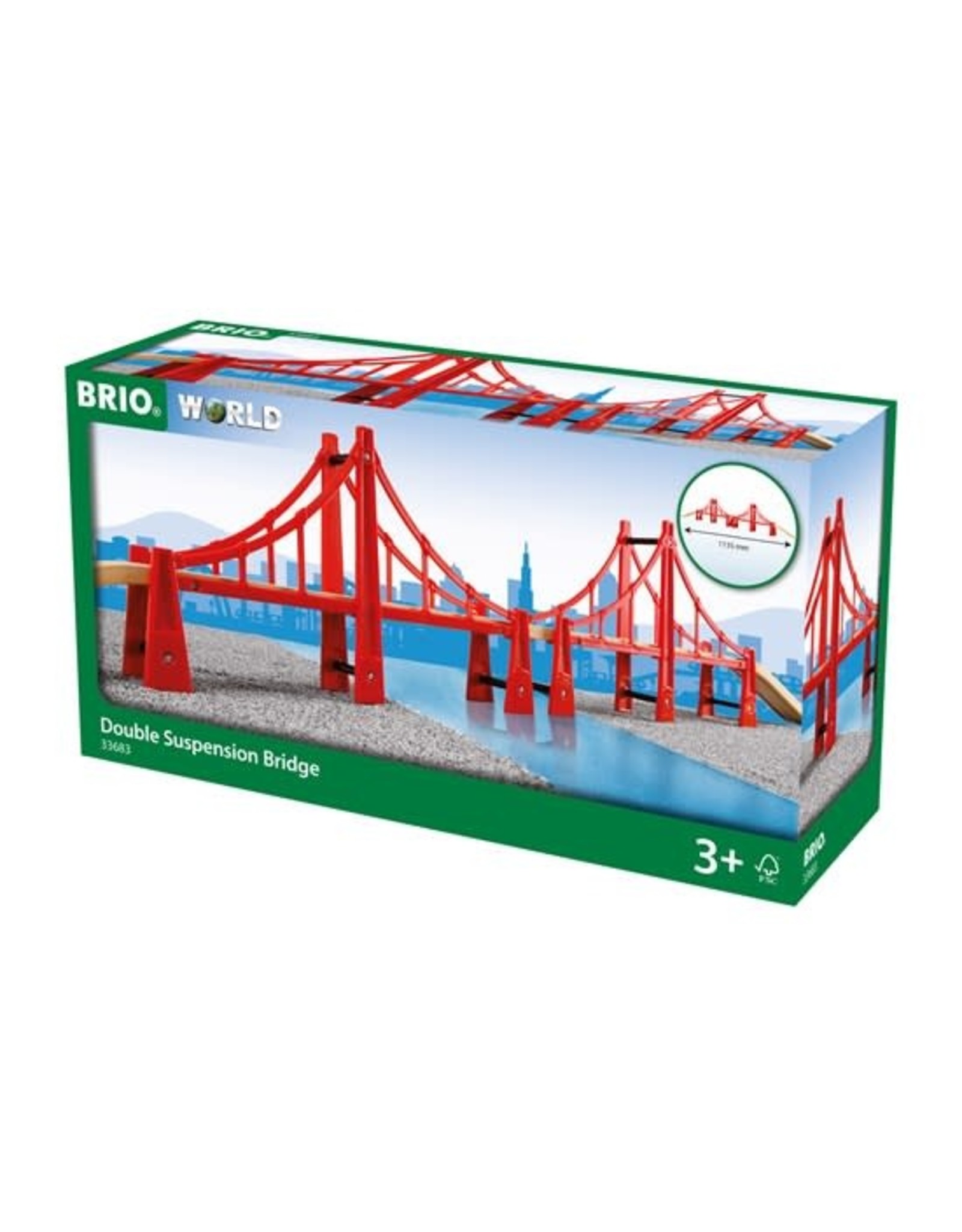 Brio Brio World 33683 Dubbele Hangbrug - Double Supension Bridge