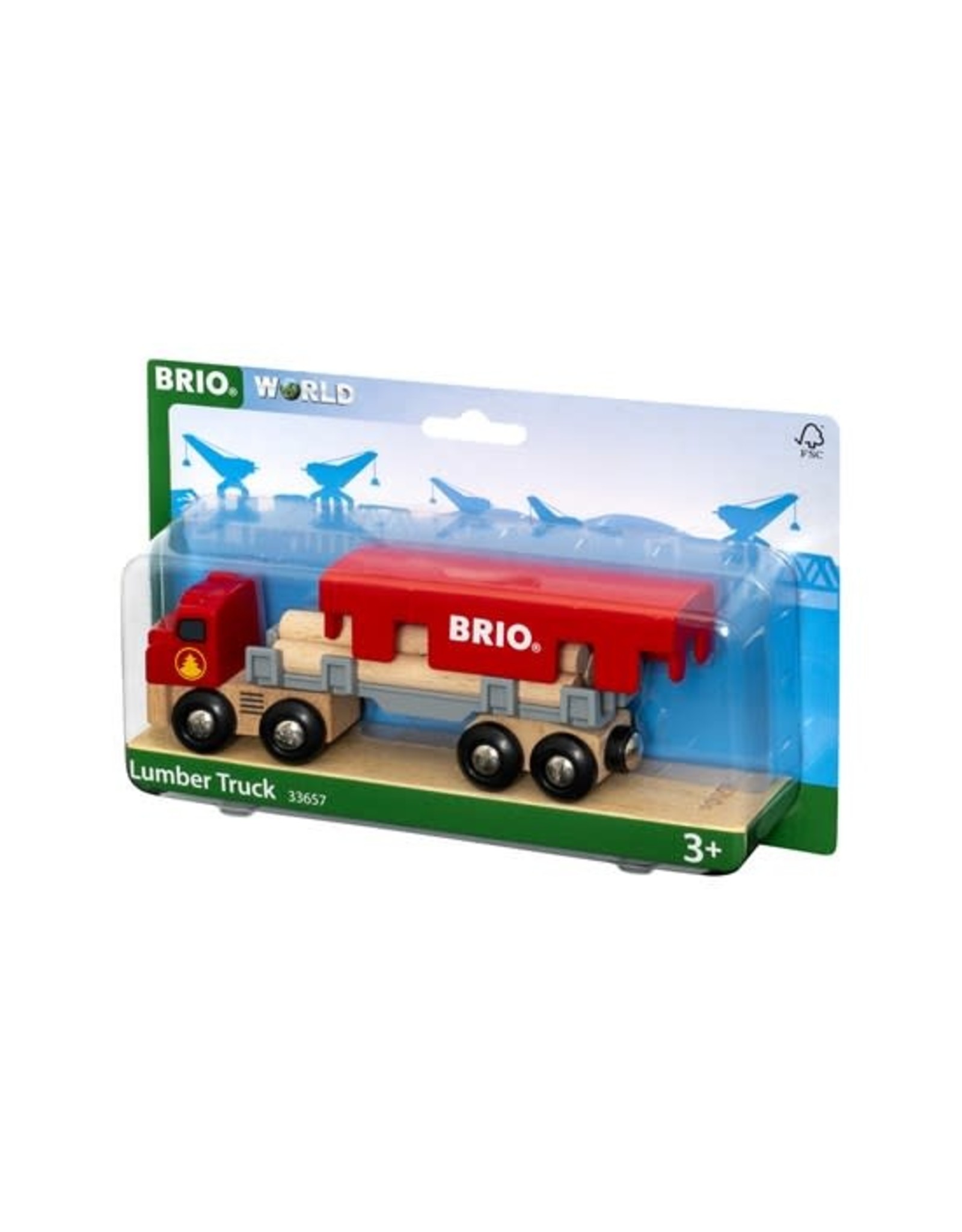 Brio Brio World 33657 Houttransport Vrachtwagen - Lumber Truck