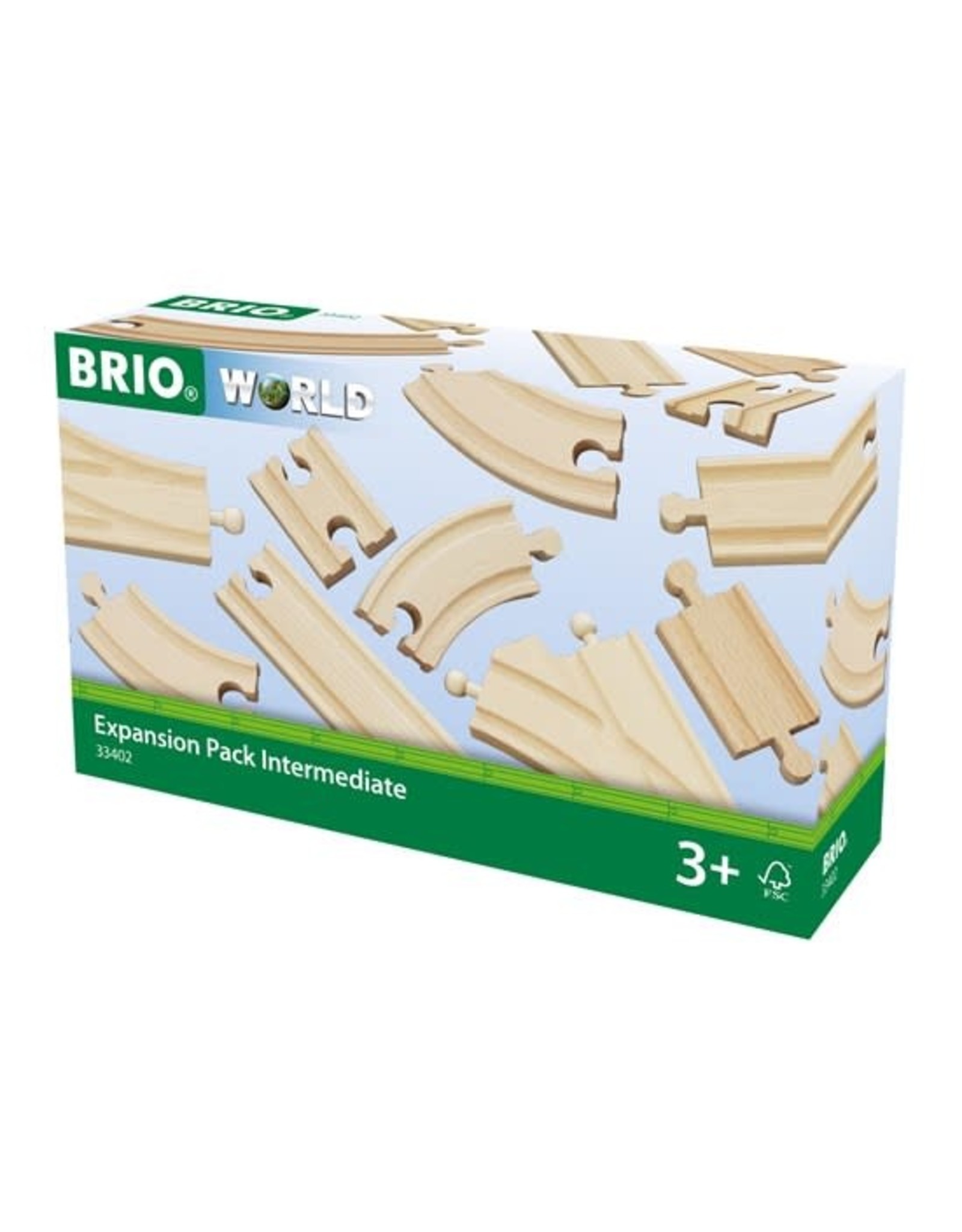 Brio Brio World 33402 Uitbreidingsset Rails - Expansion Pack Intermediate