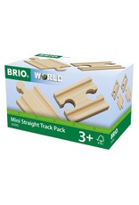 Brio Brio World 33393 Mini Rechte Rails - Mini Straight Track pack