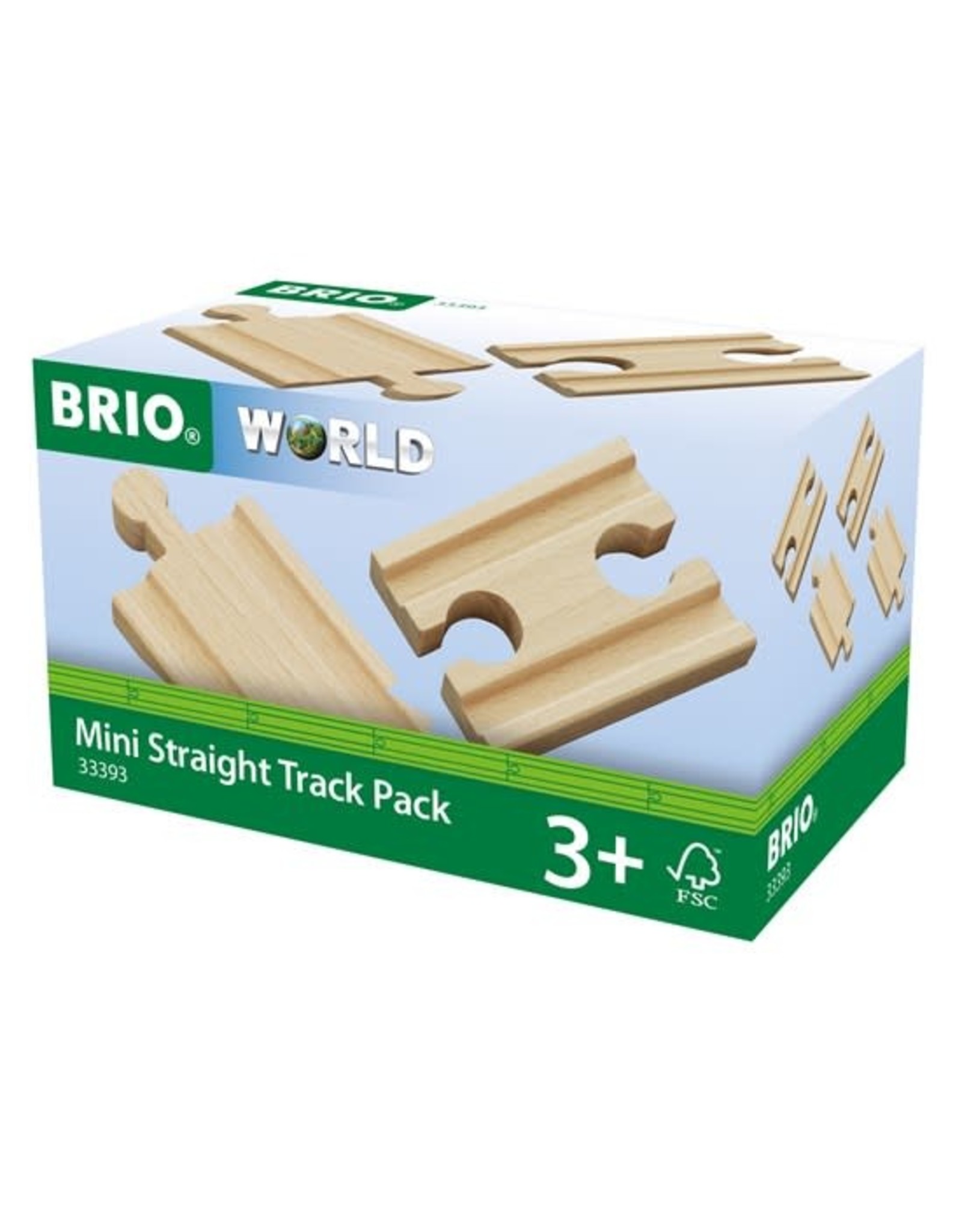 Brio Brio World 33393 Mini Rechte Rails - Mini Straight Track pack