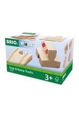 Brio Brio World 33385 Stootblokken en Hellingen -  Stop & Ramp Tracks