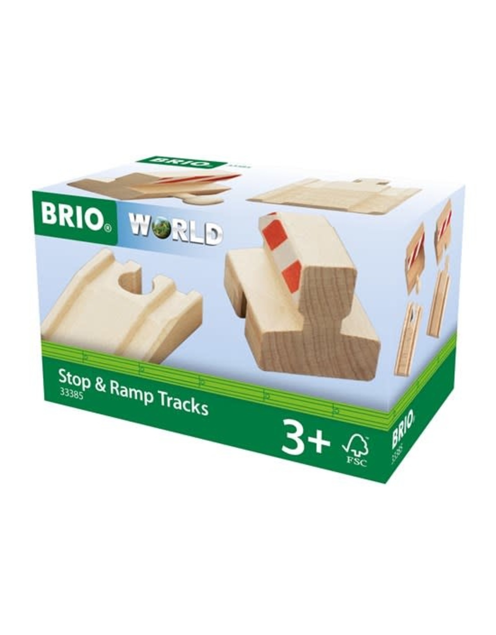 Brio Brio World 33385 Stootblokken en Hellingen -  Stop & Ramp Tracks