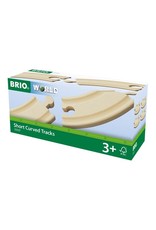Brio Brio World 33337 Korte Gebogen Rails - Short Curved Tracks