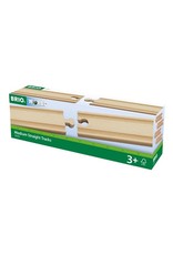 Brio Brio World 33335 Middellange Rechte Rails -  Medium Straight Tracks