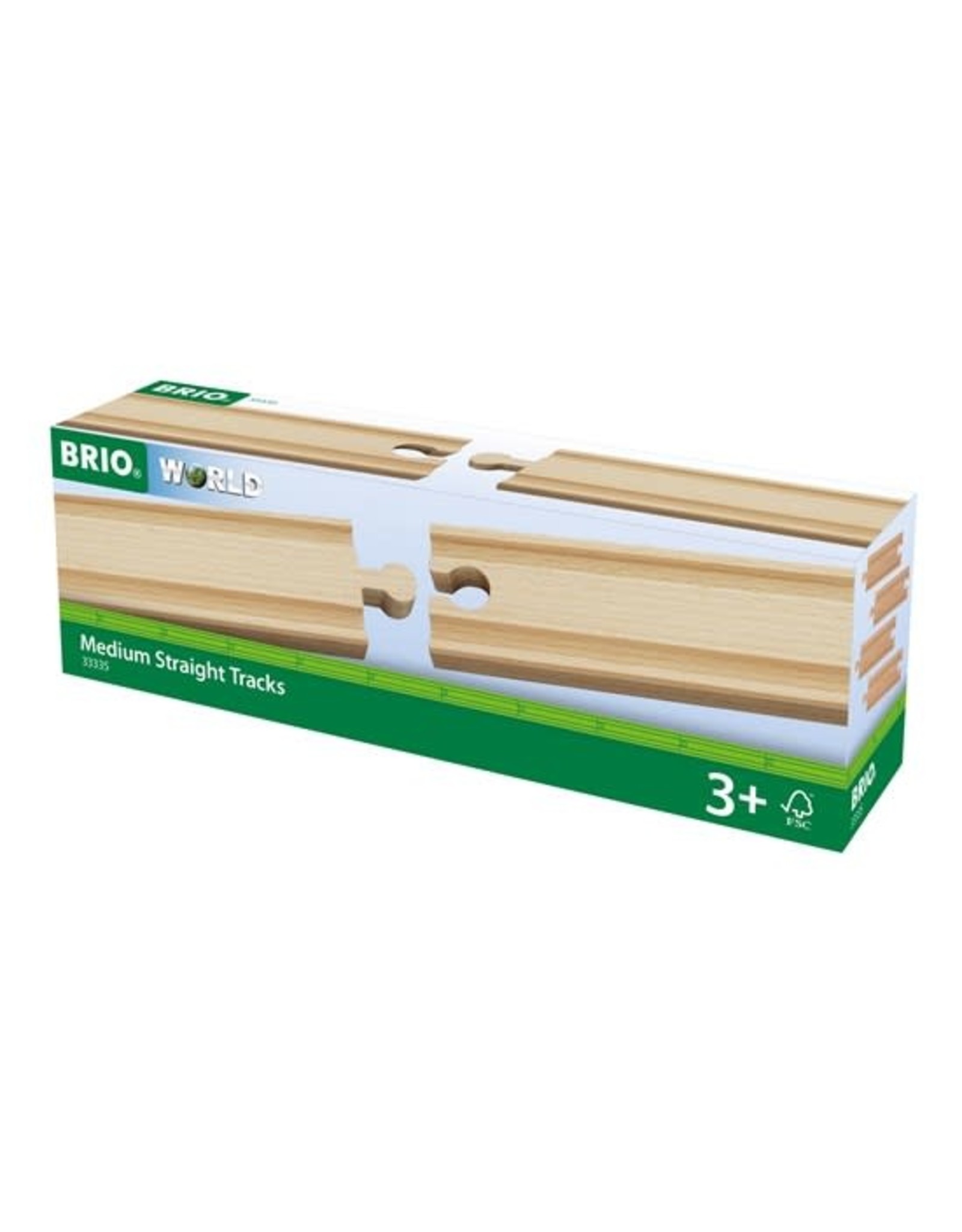 Brio Brio World 33335 Middellange Rechte Rails -  Medium Straight Tracks