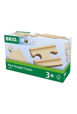 Brio Brio World 33333 Korte Rechte Rails - Mini Straight Tracks