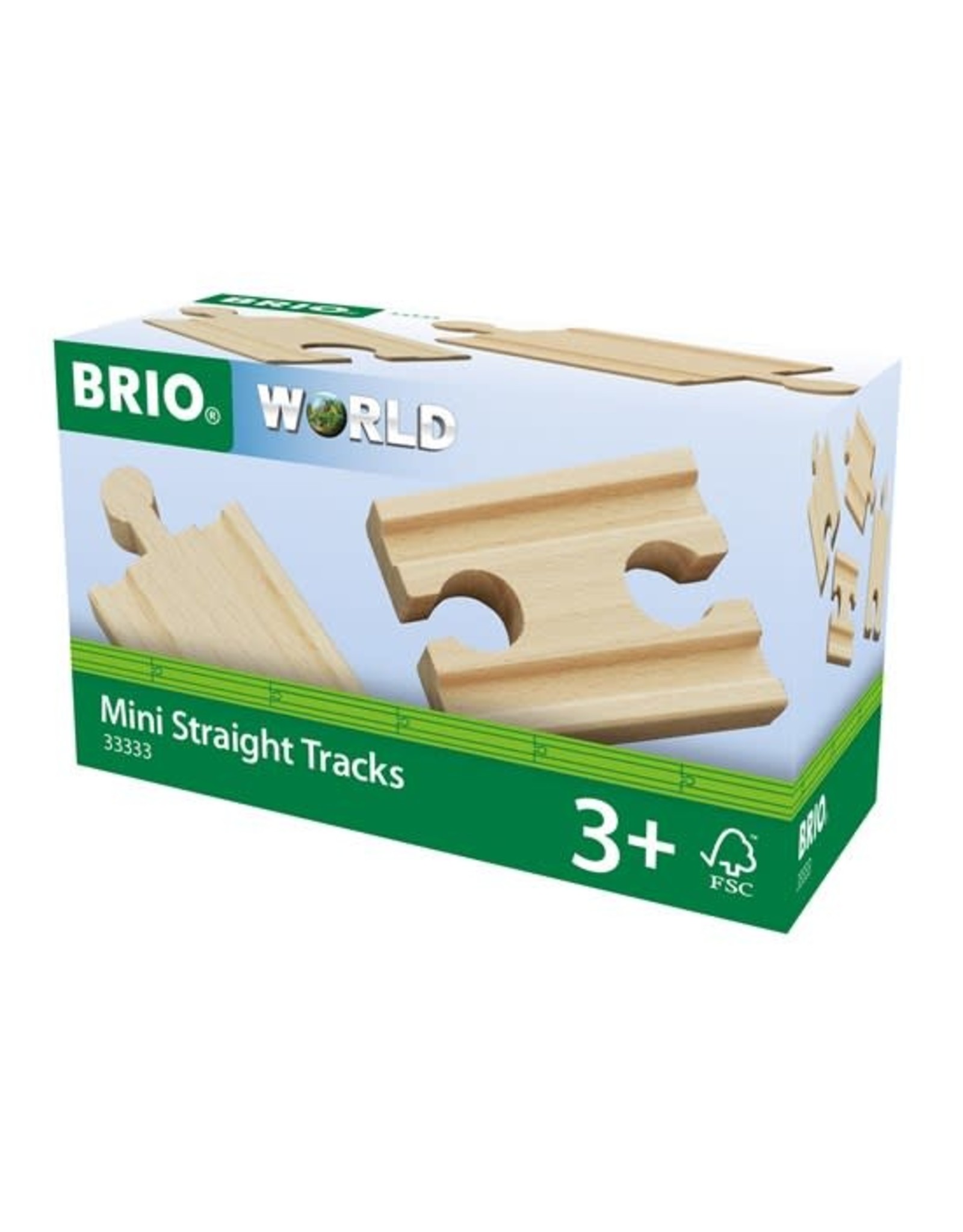 Brio Brio World 33333 Korte Rechte Rails - Mini Straight Tracks