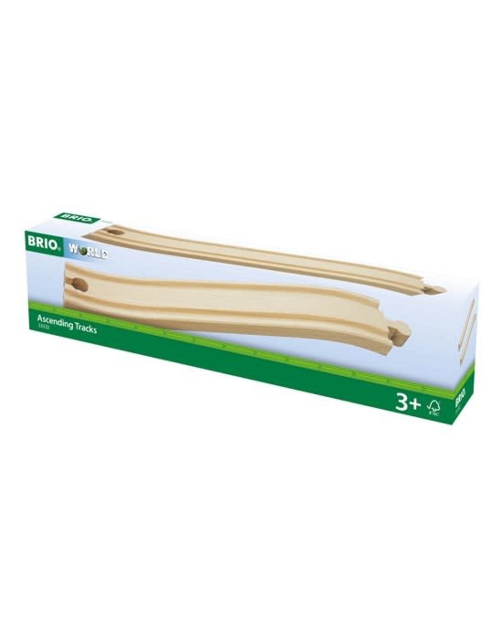 Brio Brio World 33332 Rails voor Spoorbrug - Assending Tracks