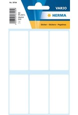 Herma Herma Etiketten wit 26X54mm 42St  (7vel x 6etiketten)
